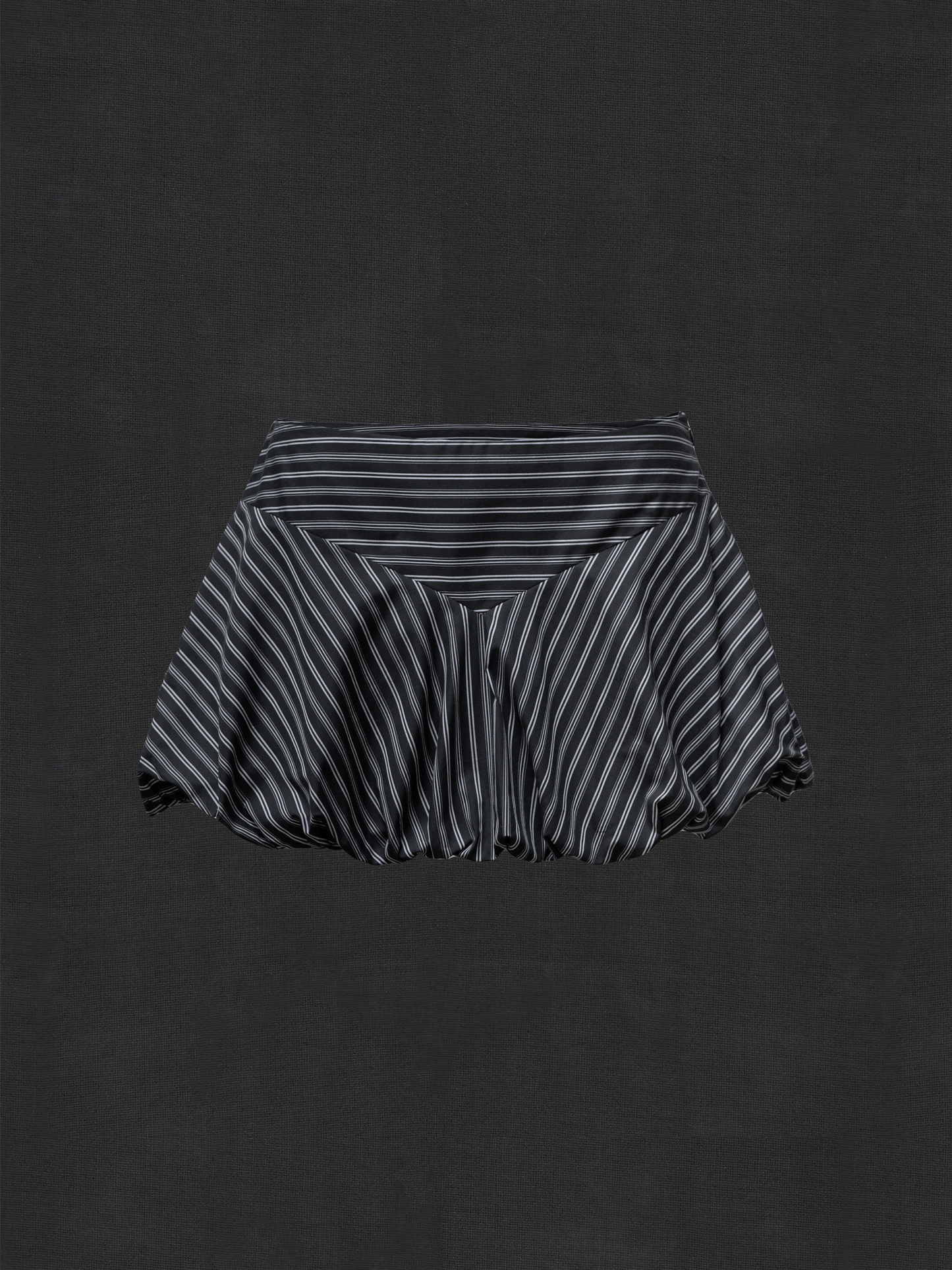 BUBBLE HEM SKIRT - MINI