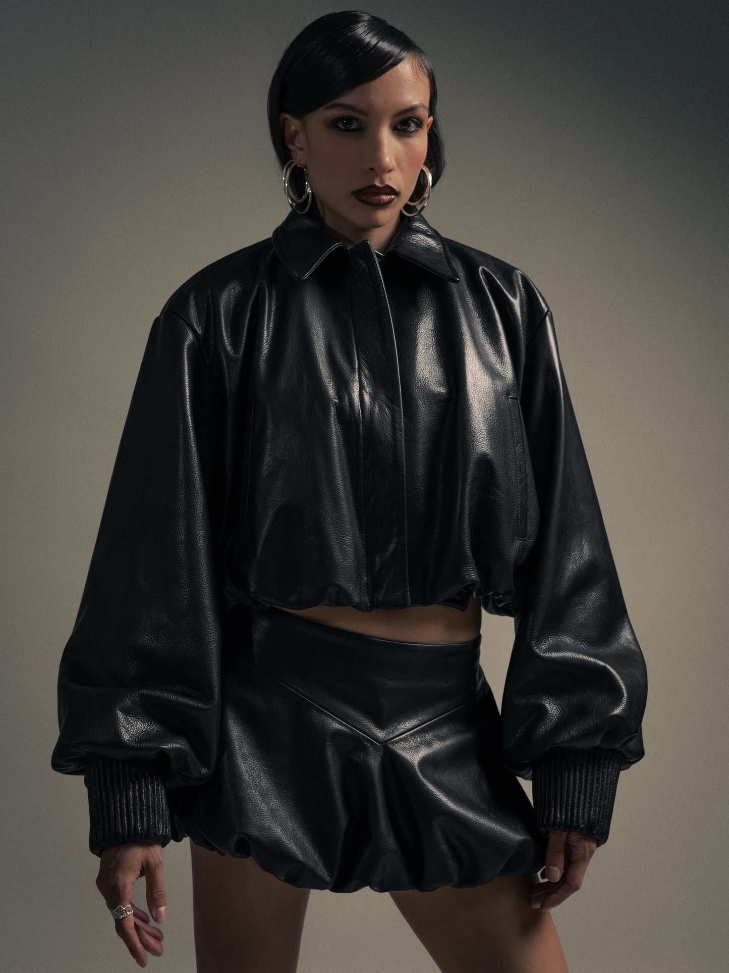 SOFT ARMOR BUBBLE HEM SKIRT