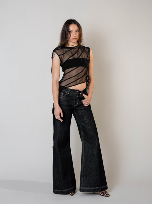 WIDE LEG DENIM | LOWRISE