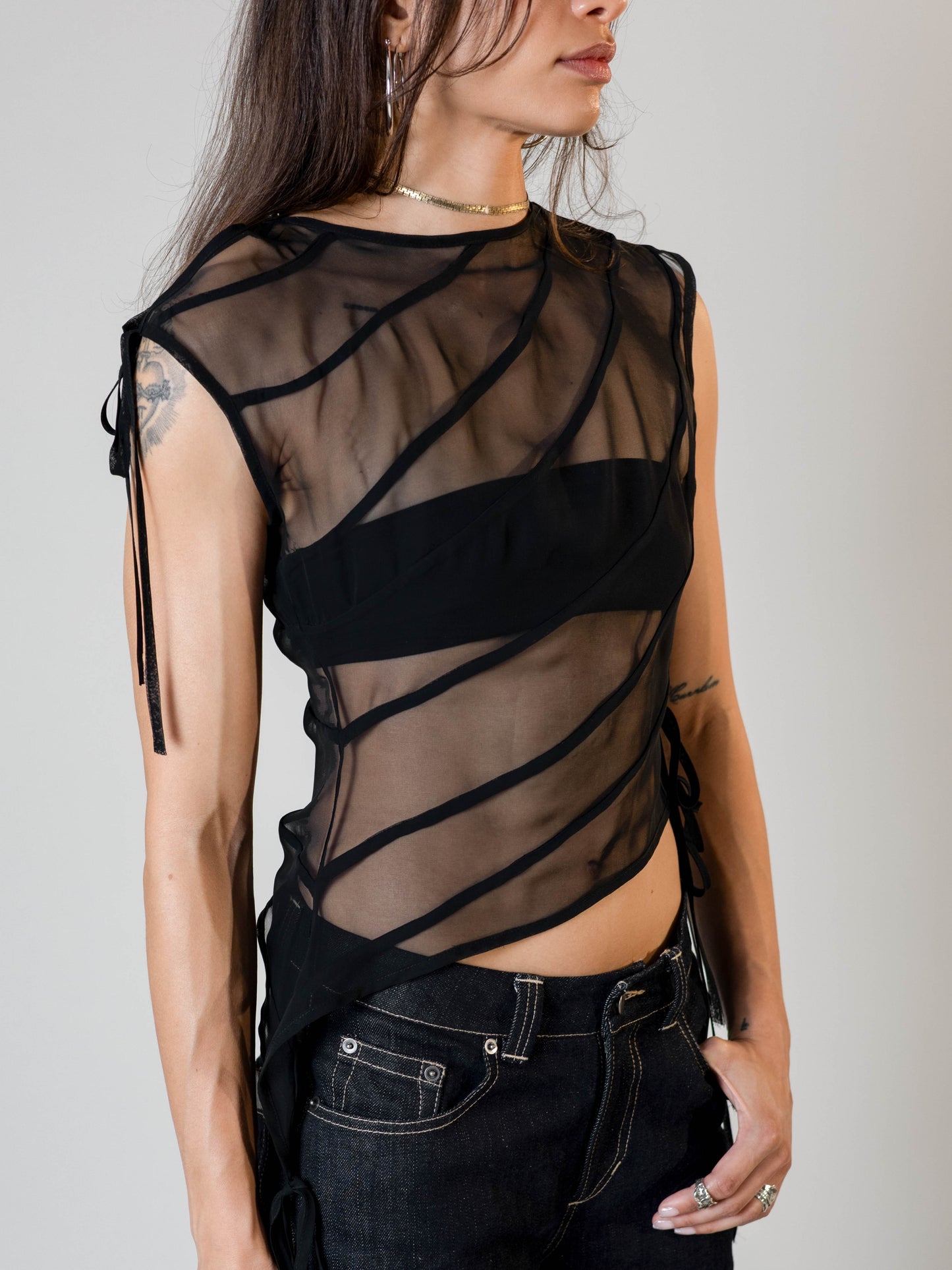 SILK BINDED TOP
