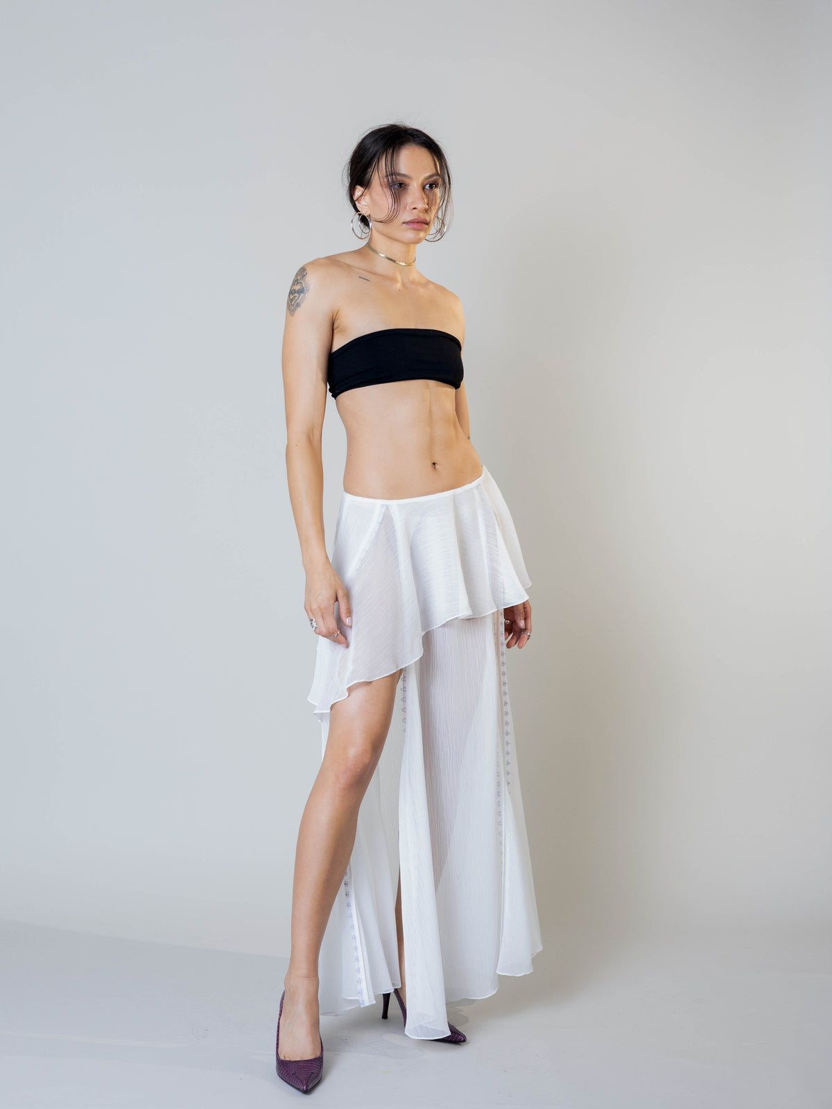 LAYERED SKIRT | SILK