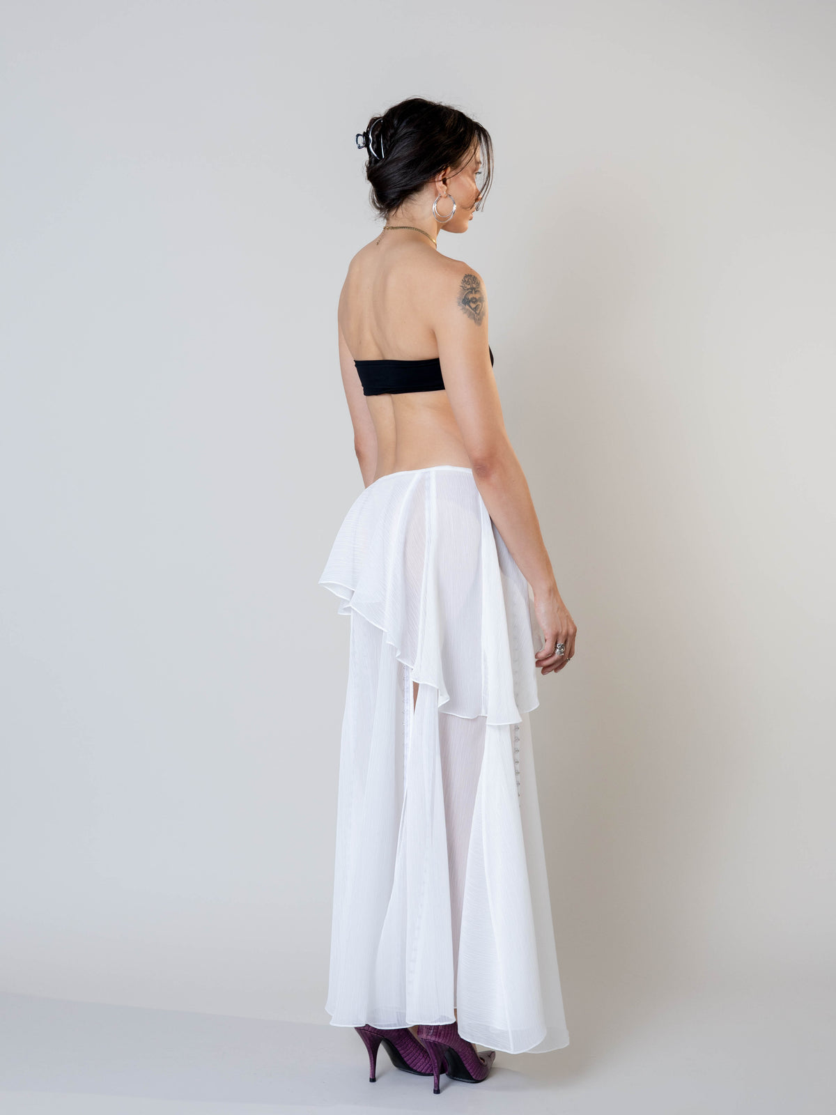 LAYERED SKIRT | SILK