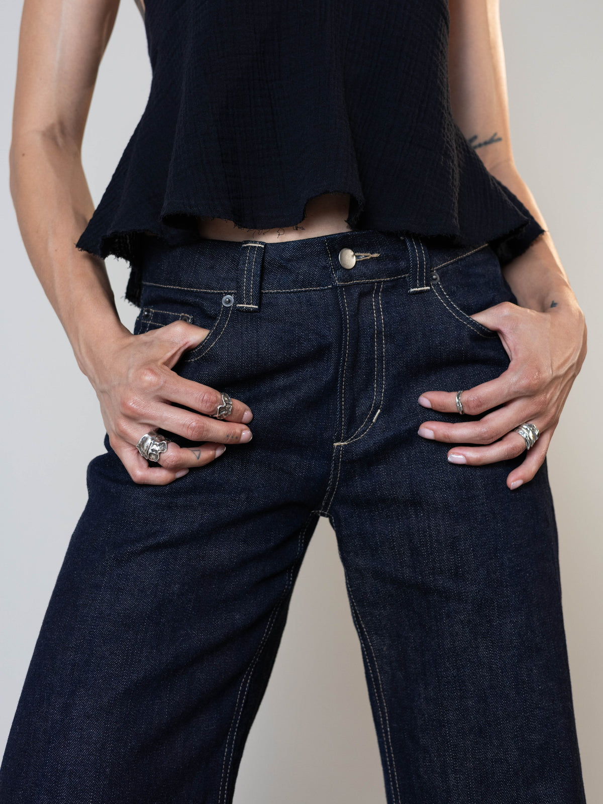 WIDE LEG DENIM | LOWRISE