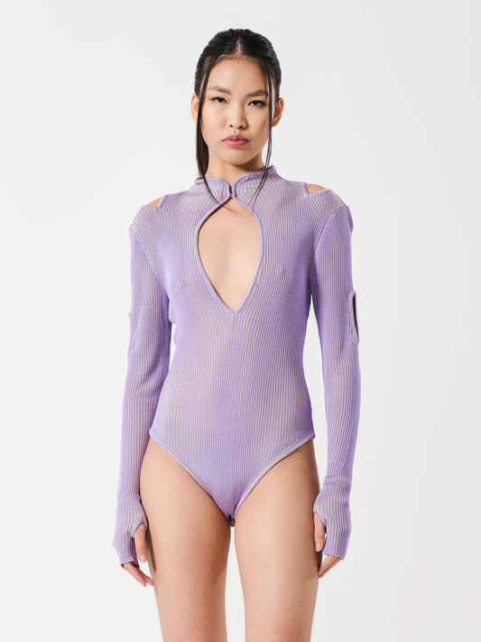 RIB KNIT BODYSUIT