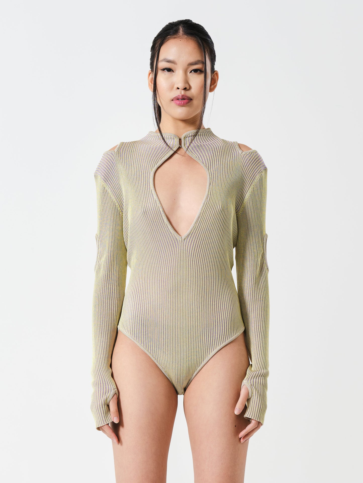 RIB KNIT BODYSUIT